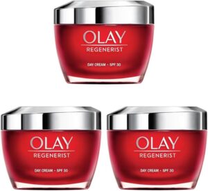 Pack de 3 cremas Olay Regenerist con SPF30