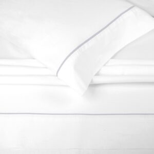 Burrito Blanco: juego de sábanas cama 135, mezcla de algodón