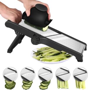 Mandolina de Cocina Ajustable en Acero Inoxidable