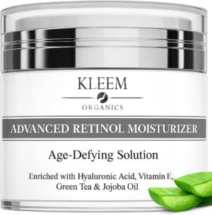 Crema hidratante facial con ácido hialurónico
