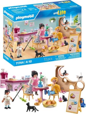 PLAYMOBIL Café de Gatos: juguete de construcción