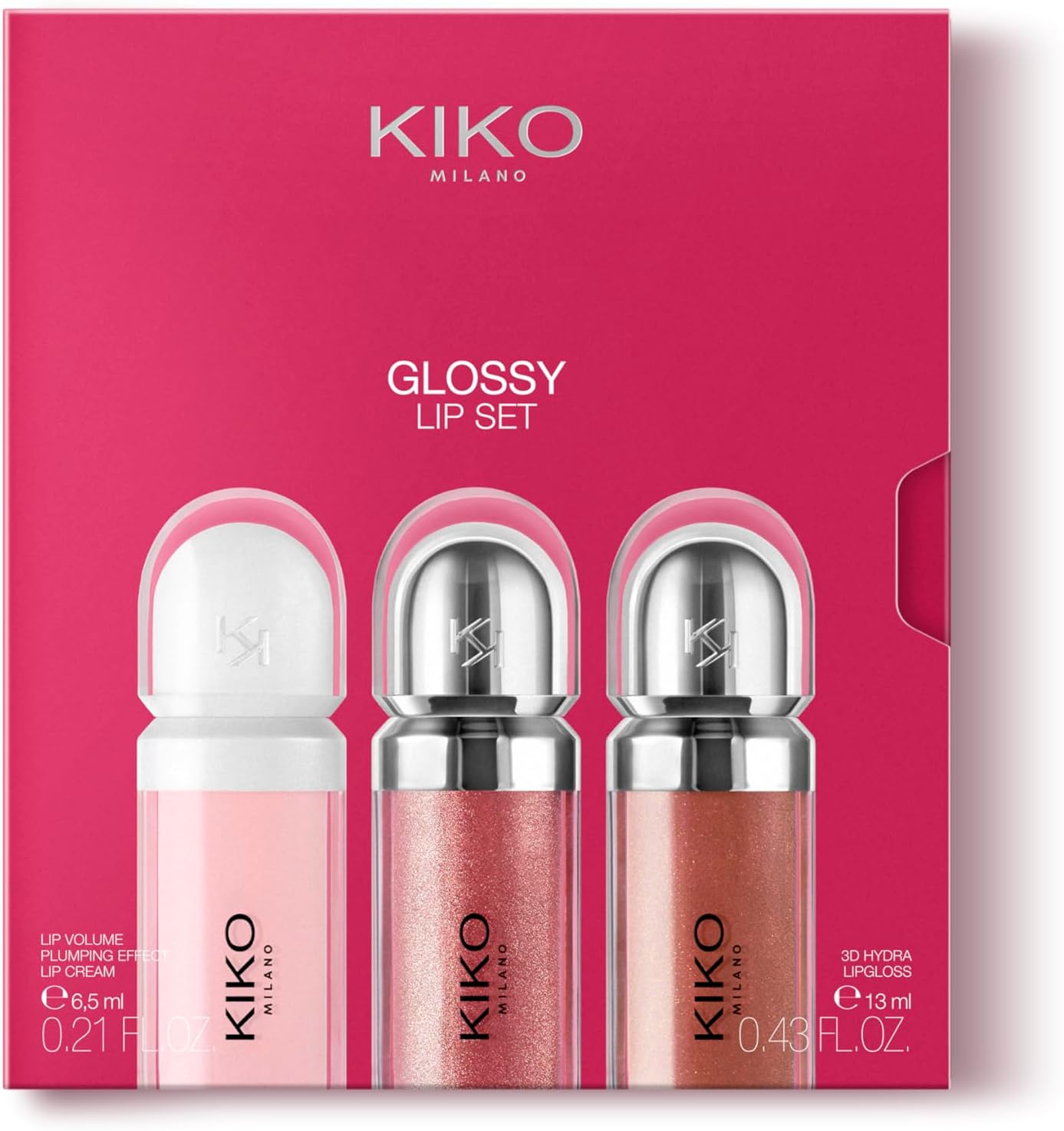 Set de labios KIKO Milano Glossy Lip (2 brillos)