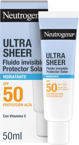 Fluido solar facial Neutrogena Ultra Sheer SPF50