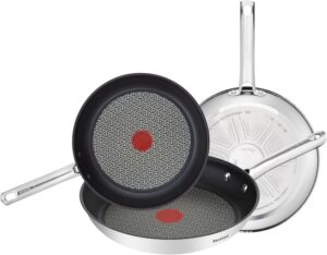 Tefal Duetto - Juego de 3 sartenes (20/24/28 cm) apto induccion