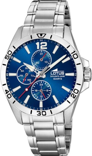 LOTUS Reloj Hombre Analógico de Acero Inoxidable 5 ATM