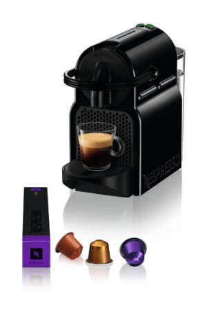 Nespresso De'Longhi Inissia EN80.B - Cafetera de capsulas, 19 bares, apagado automatico, negro