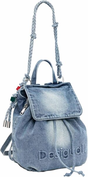 Mochila Desigual en denim, pequeña y con muchísimo estilo