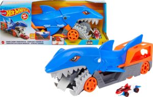 Hot Wheels Tiburón Mastica Coches Pista