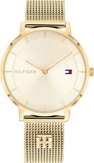 Tommy Hilfiger Reloj Analógico de Cuarzo para Mujer con Corr