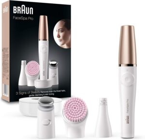 Braun Depiladora Facial Mujer Todo en Uno — limpia y depila