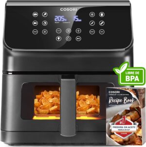 Cosori – Freidora de aire 6,2 L con ventana (1700W)