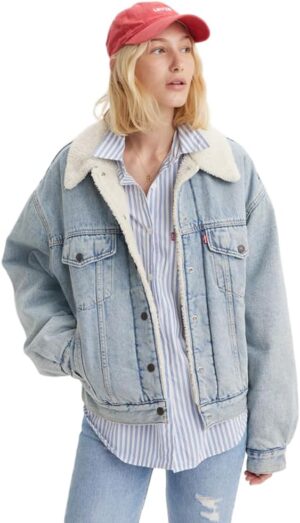 Levi's Trucker Jacket 90s Sherpa Mujer