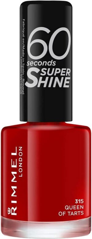 Rimmel London 60 Seconds Super Shine Esmalte de Uñas, Queen Of Tarts 315