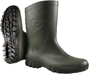DUNLOP Botas de caucho Dee Calf – Botas de agua de caña media