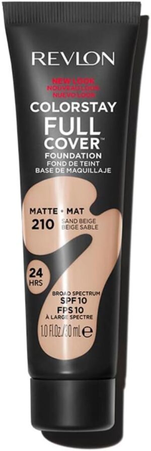 Revlon Revlon ColorStay Full Cover Base de Maquillaje SPF10 (#210 Sand Beige) 40 g