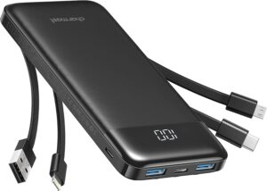 Charmast Power Bank 10000mAh con Cable