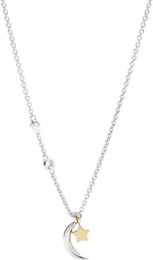 Fossil Collar de Plata para Mujer