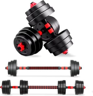 JUPPLIES Mancuernas Ajustables 2 en 1
