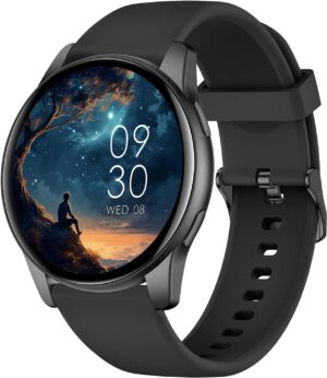 AcclaFit Smartwatch Esfera Redonda 1,38" con Llamadas Bluetooth
