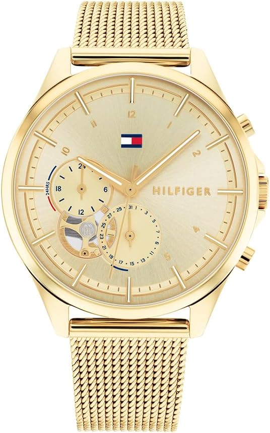 Tommy Hilfiger Reloj Analógico Multifunción para Mujer
