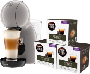 Cafetera de Cápsulas Krups Piccolo XS Taupe