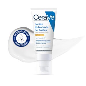 Loción hidratante facial CeraVe con SPF 50