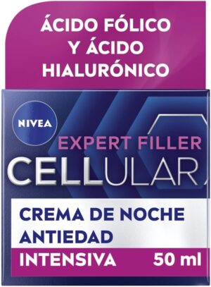 NIVEA Cellular Expert Filler Crema de Noche Antiarrugas