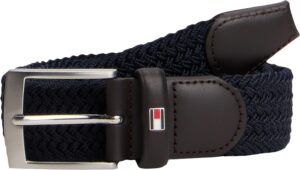 Tommy Hilfiger New Adan Cinturón de Piel Hombre