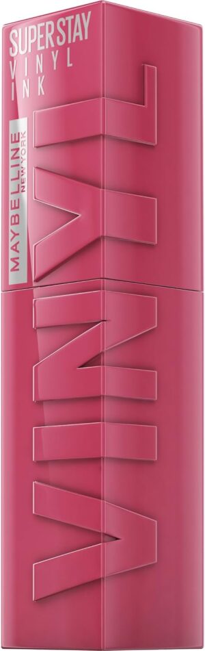 Maybelline New York Superstay Vinyl Ink, Pintalabios Efecto Vinilo, Vinilo Fijo, Larga Dur