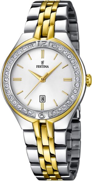 Festina Reloj Mujer Analógico de Acero Inoxidable