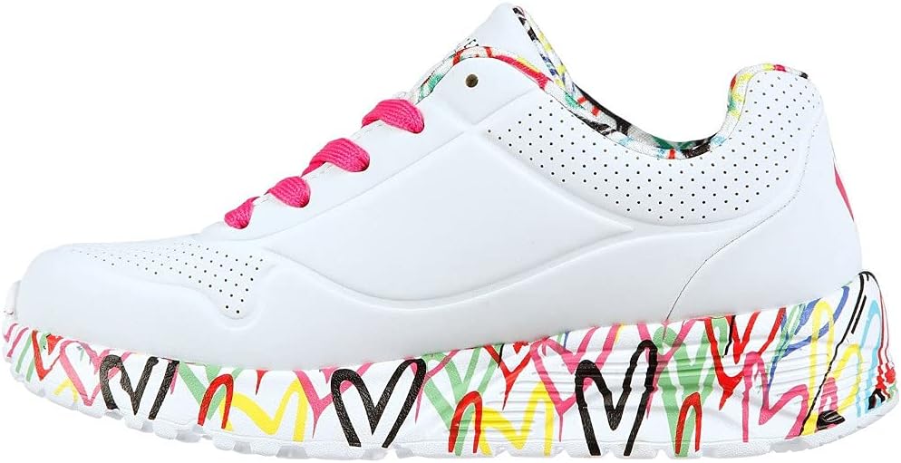 61zm1yjkoUL._AC_SL1000_.jpg Skechers Uno Lite Lovely Luv Zapatillas para Niña