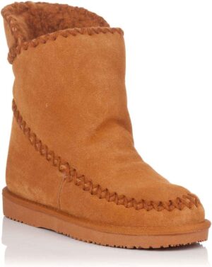 Gioseppo Botines Estilo Australiano con Cuña