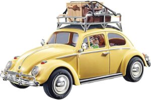 PLAYMOBIL 70827 Volkswagen Beetle como Coche Familiar Amarillo, edición Especial para Aficionados y coleccionistas, 5 99 años