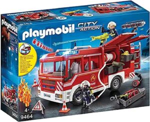 Playmobil City Action Camión de Bomberos con Luces y Sonido, a