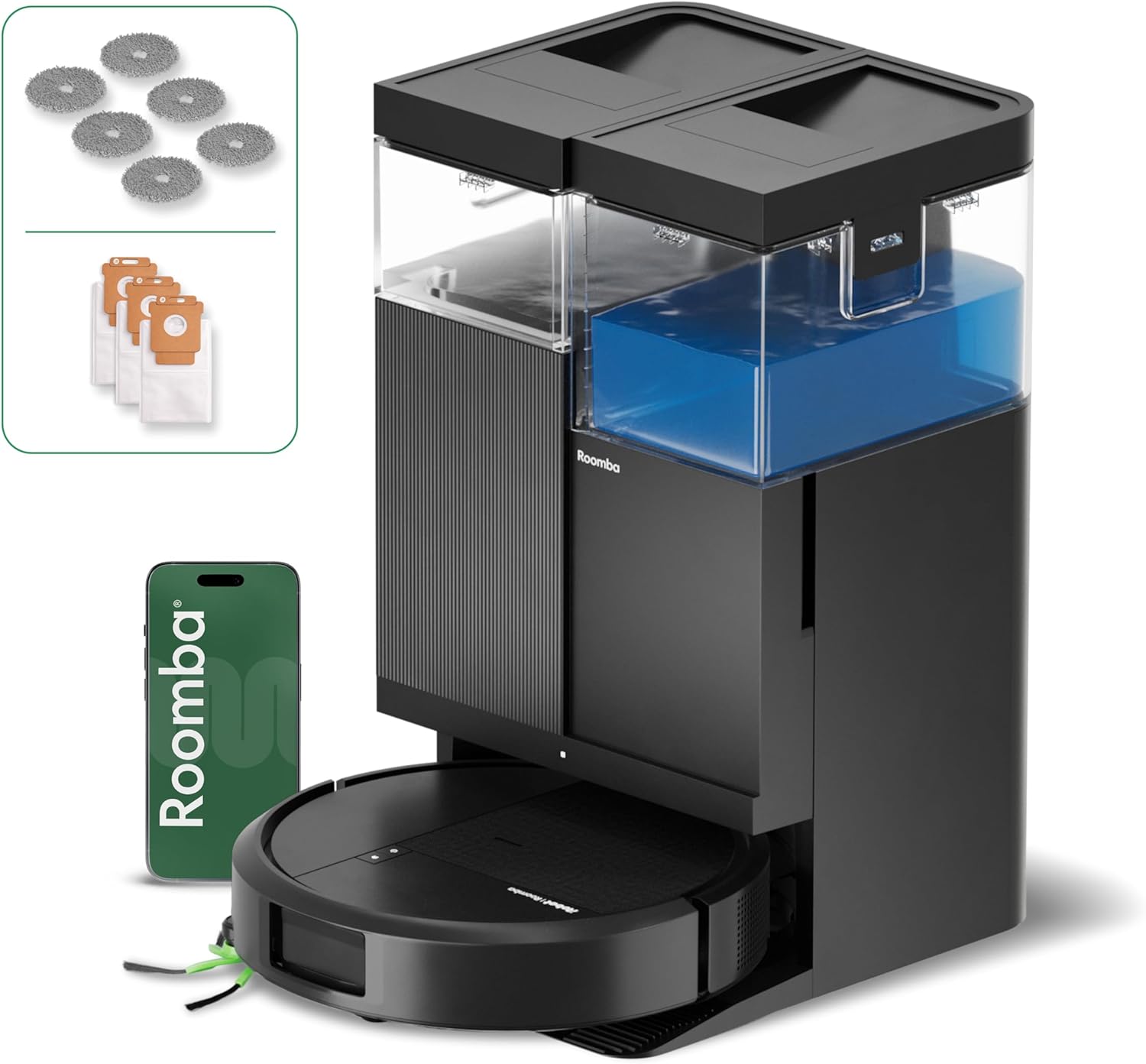 71AV3gsZ39L._AC_SL1500_.jpg iRobot Roomba Plus 516 Combo, robot aspirador y fregasuelos