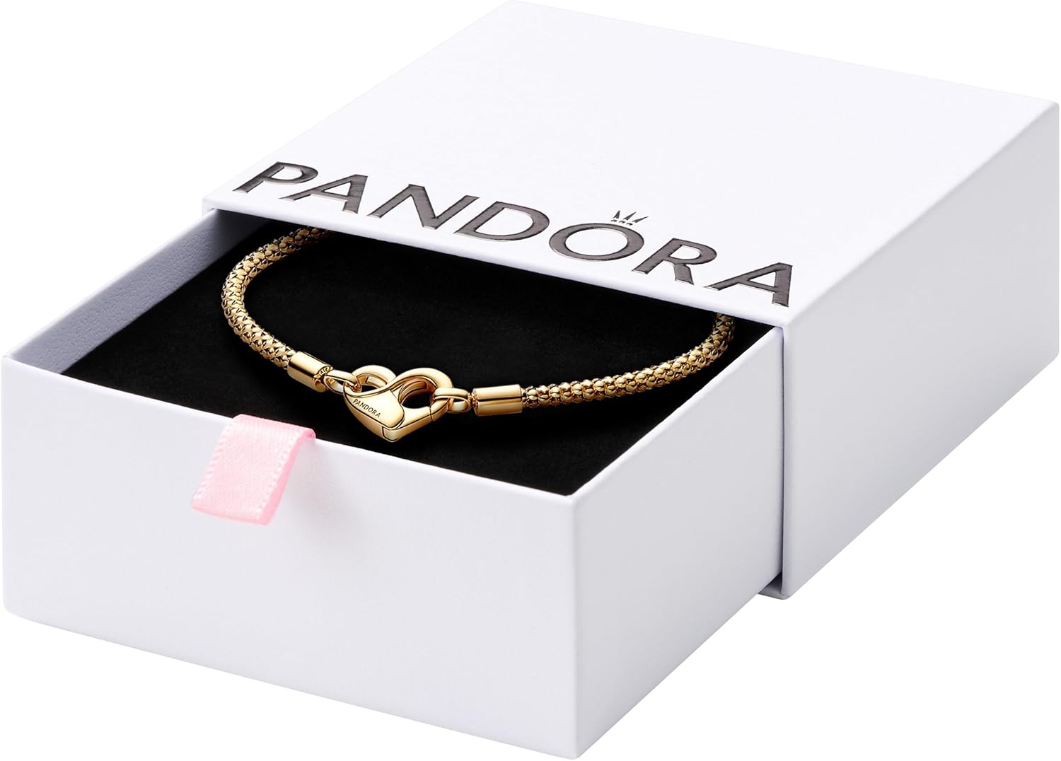 71CwAlzM2cL._AC_SL1500_.jpg Pandora Moments, Pulsera de Cadena Chapada en Oro