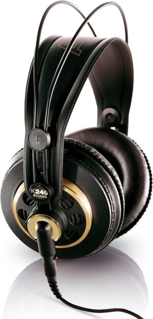 AKG K 240 Studio - Auriculares Profesional, Negro, 6,00 x 9,20 x 6,00 pulgadas
