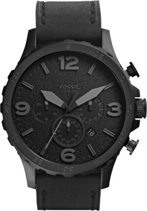Fossil Cinturón de Piel con Hebilla para Hombre