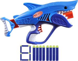 Nerf SHARKFIRE - Lanzador con 8 Dardos de Espuma