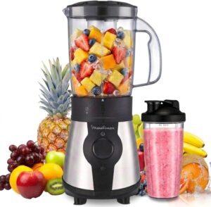 Batidora de Vaso Moulinex Blend & Go 300 W
