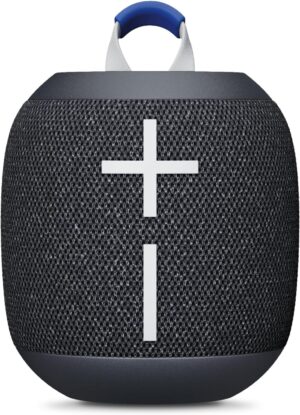Ultimate Ears Wonderboom 4, Altavoz Bluetooth portátil Resistente al Agua con Graves potentes y Sonido de 360 Grados, Altavoz Flotante a Prueba de Polvo con Radio de acción de 40m - Negro