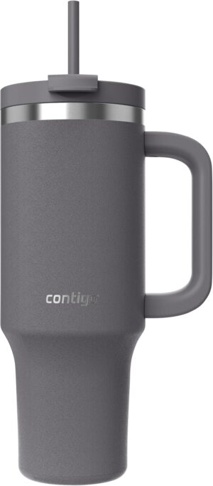 Contigo Botella termo 1200 ml con asa y pajita, Botella térmica