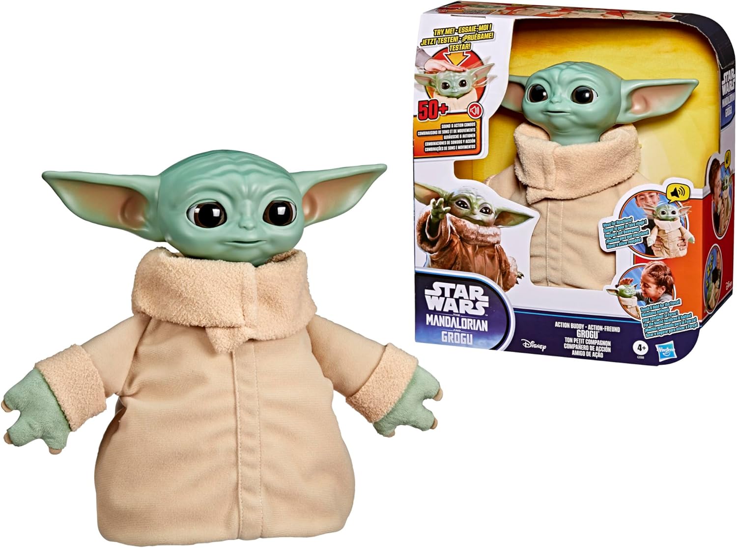 Star Wars Grogu Peluche Animatrónico Interactivo