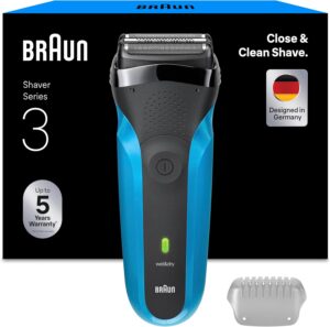 Braun Series 3 Afeitadora Eléctrica Hombre, 310S, Azul