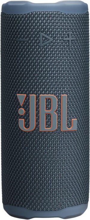 JBL Grip, Altavoz Bluetooth Compacto, Azul | Sonido JBL Pro, AI Sound Boost, Impermeabilità IP68, Luz Ambiental, Autonomía 14 h, Auracast, A
