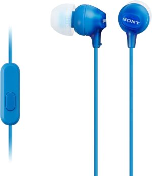 Sony MDR-EX15AP Auriculares dentro de oído Alámbrico - (Binaurale, Azul, 100 MW, Intraaural)