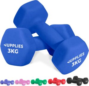 JUPPLIES Pesas y Mancuernas de Neopreno