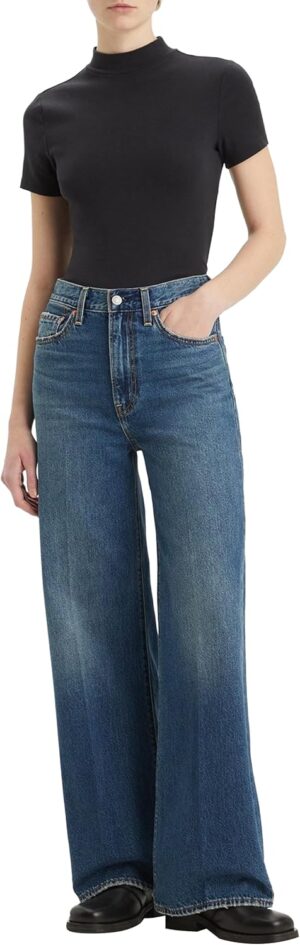 Levi's Ribcage Wide Leg Vaqueros Mujer