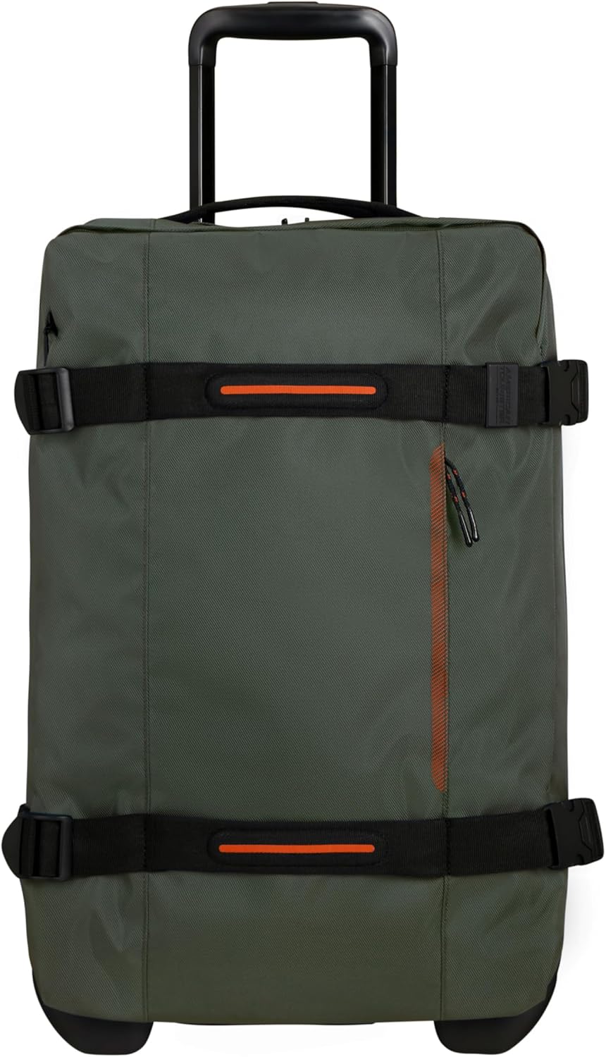 American Tourister Urban Track, Bolsa de viaje con 2 ruedas, 55 cm, 55 L, Grün (Dark Khaki)