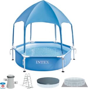 Intex Piscina Desmontable Hexagonal Metal Frame